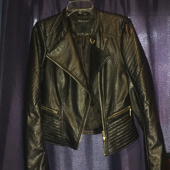 therapy Jackets & Blazers - Black leather Jacket